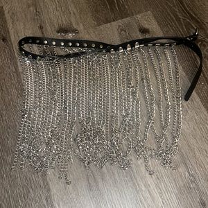 Rave chain belt skirt